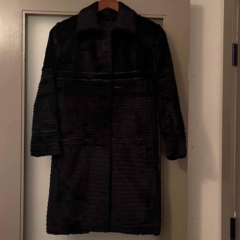 Michael McCollom Real Fur Coat by Trilogy Collections in S